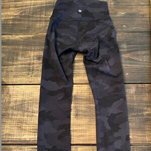 LULULEMON Leggings Wunder Train - Black Camo